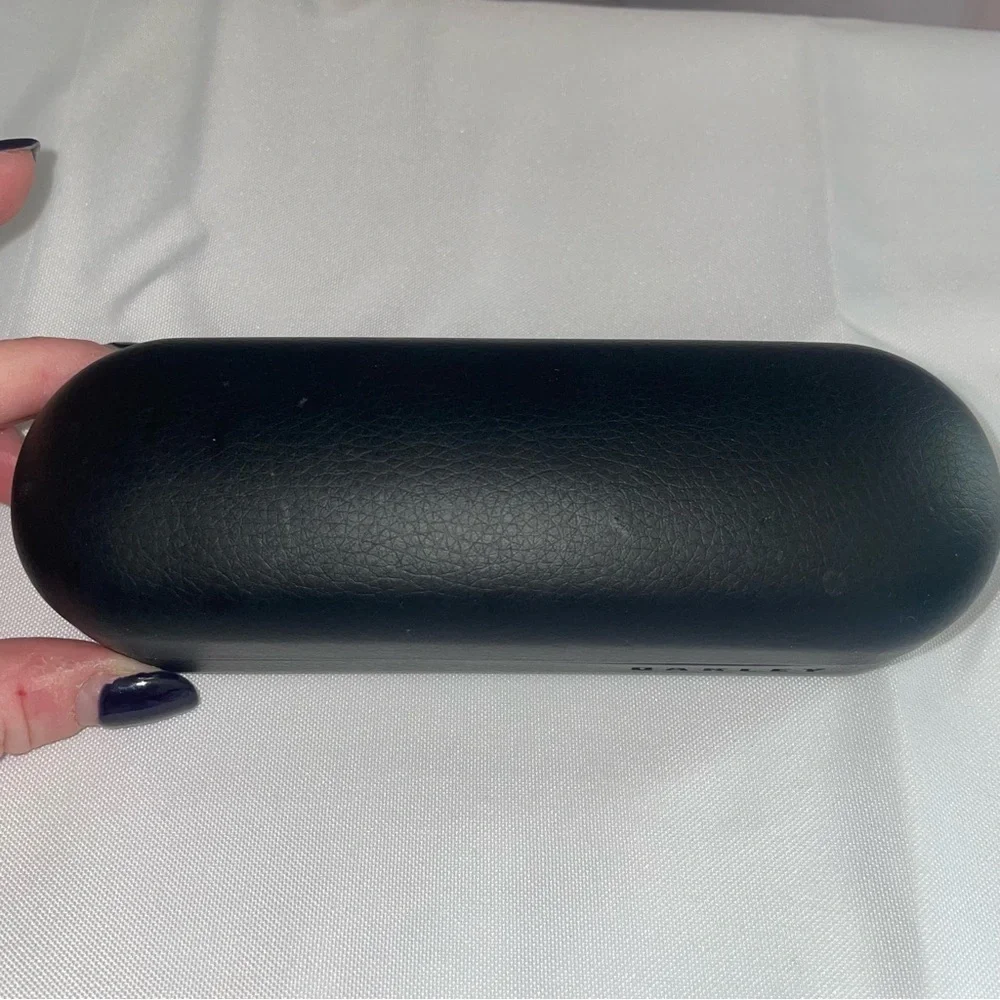 OAKLEY BLACK SMALL AUTHENTIC CLAMSHELL EYEGLASSES HARD CASE